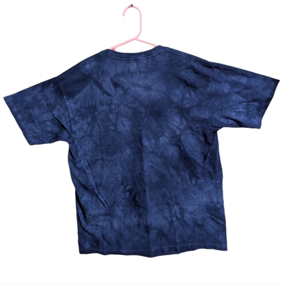 The Mountain kids unisex blue sharks graphic t shirt size XL tie dye k-306 - Picture 2 of 4